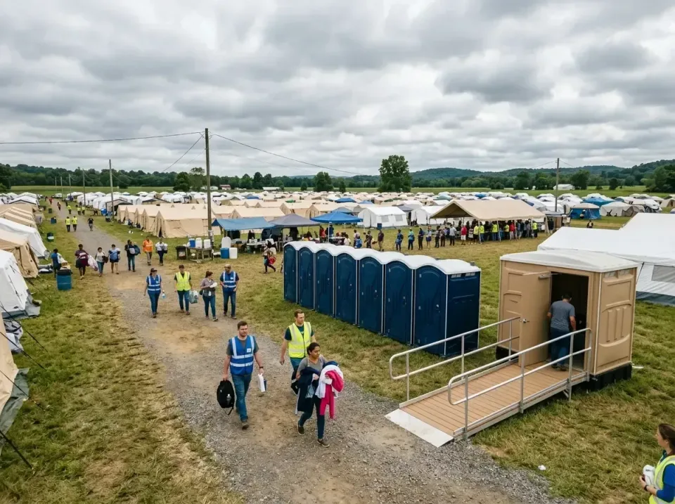 disaster-relief-camp-restrooms-010 — frequently asked questions, Dumpster & Portable Bathrooms Rental in Weed, CA